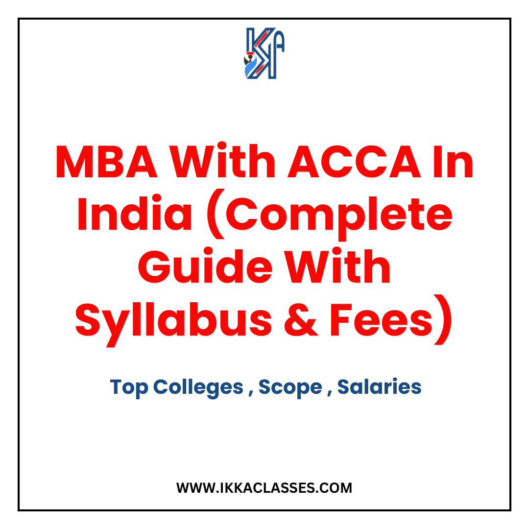 acca with mba in india