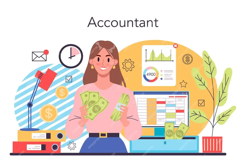 an accountant doing tax planning