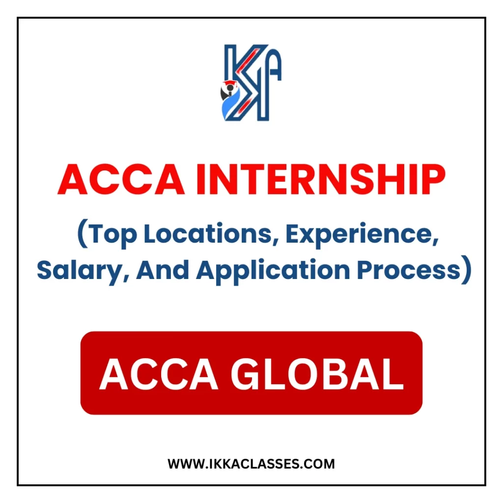 earn money and recognition through ACCA internship in India