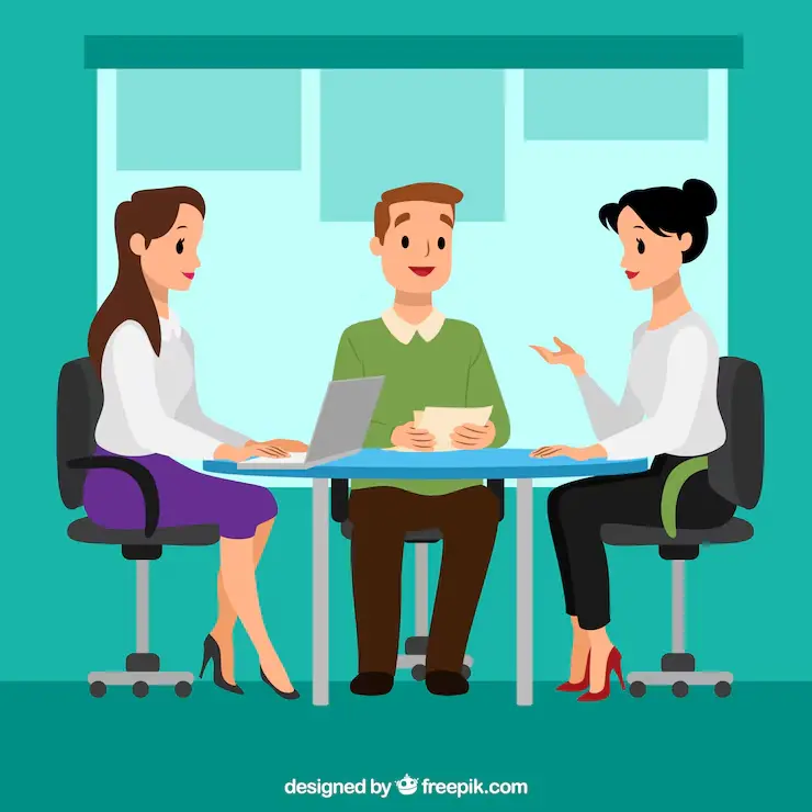 giving an interview at Big Four for ACCA internship