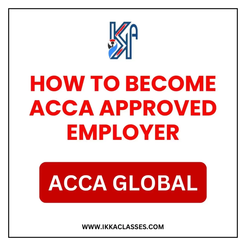 How To Become ACCA Approved Employer