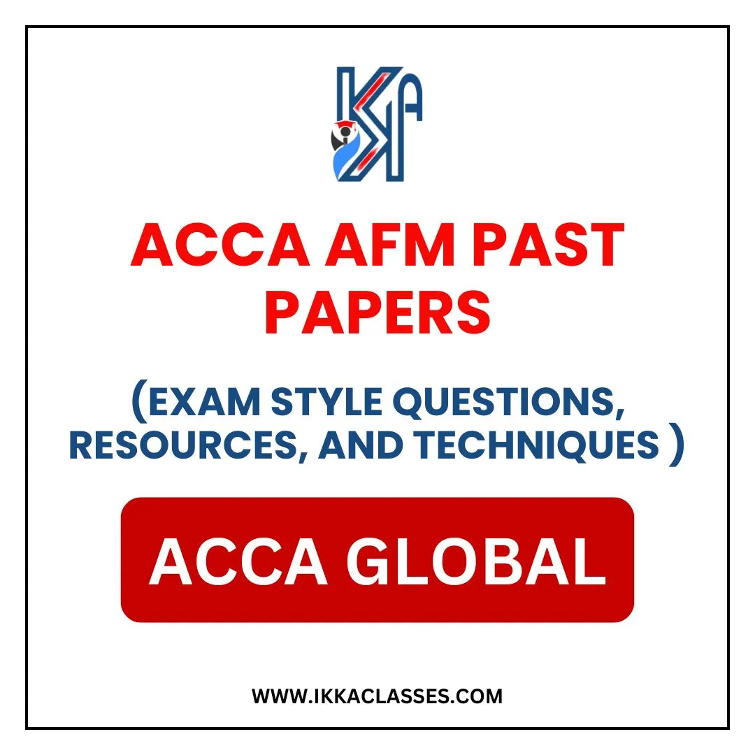 ACCA AFM Past Papers